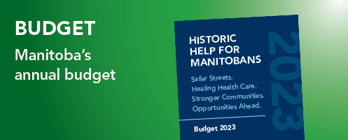 Budget. Manitoba's annual budget