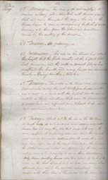 Une page du journal d’Upper Fort décrivant l’inondation de 1826